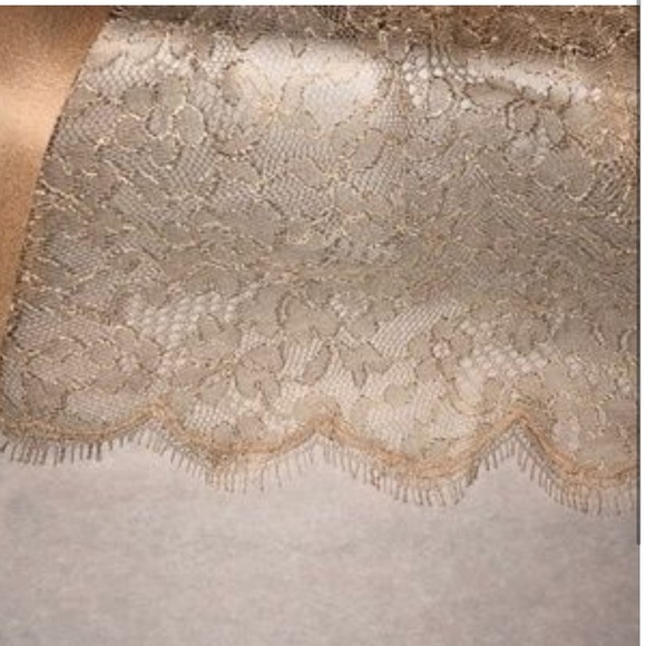 Luxury designer silk lace skirt - Picture 3 of 4